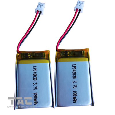 Litio Ion Batteries Lipo Battery Rechargeable del polimero di LP042030 3.7V 180mAh