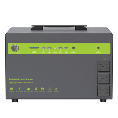 pacchetto portatile della batteria al litio del sistema 2000w di immagazzinamento dell'energia di 25.6V 54Ah 432000Ah