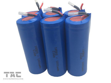 Batteria cilindrica dello ione del litio di ICR18500 3.7V 1000mAh per la torcia elettrica portatile