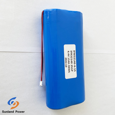 Pacchetto della batteria di IFR32140 2S1P 6.4V 15AH 3.2V LiFePO4 per solare di recinzione elettrico alimentato