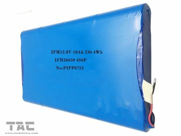Pacchetto 26650 12v 18ah della batteria LiFePO4 per illuminazione di via solare