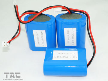 Batteria solare dello ione del pacchetto/litio della batteria di capacità elevata 6.4v 3.3AH 3.2V LiFePO4