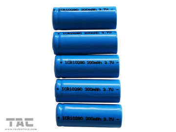 Vita di ciclo lunga cilindrica della batteria 3.7V 200mAh dello ione del litio ICR10280