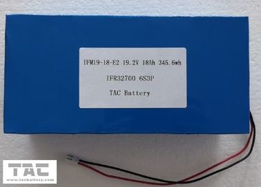 pacchetto 32700 18AH della batteria di 19.2V LiFePO4 con il connettore per la certificazione sana dell'UL del dispositivo