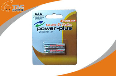 Primario della batteria di litio ferro LiFeS2 1.5 v AAA / L92 Power Plus batteria per metà, E-book