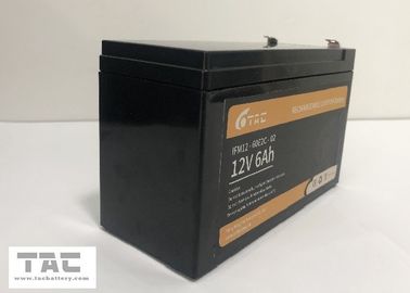 pacchetto della batteria di 90*70*101mm 6Ah 12V LiFePO4 con il sistema di BMS