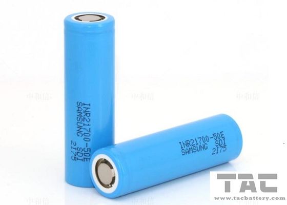 Litio Ion Cylindrical Battery Rechargeable Cell INR21700-50E di Samsung per lo strumento elettronico di ESS