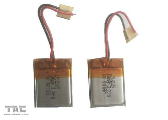 Batteria al litio del polimero di LP032025 100MAH 3.7V per il dispositivo portabile