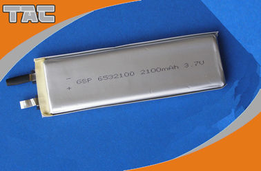 GSP6532100 3.7 v 2100mAh celle di batterie ai polimeri di litio ione