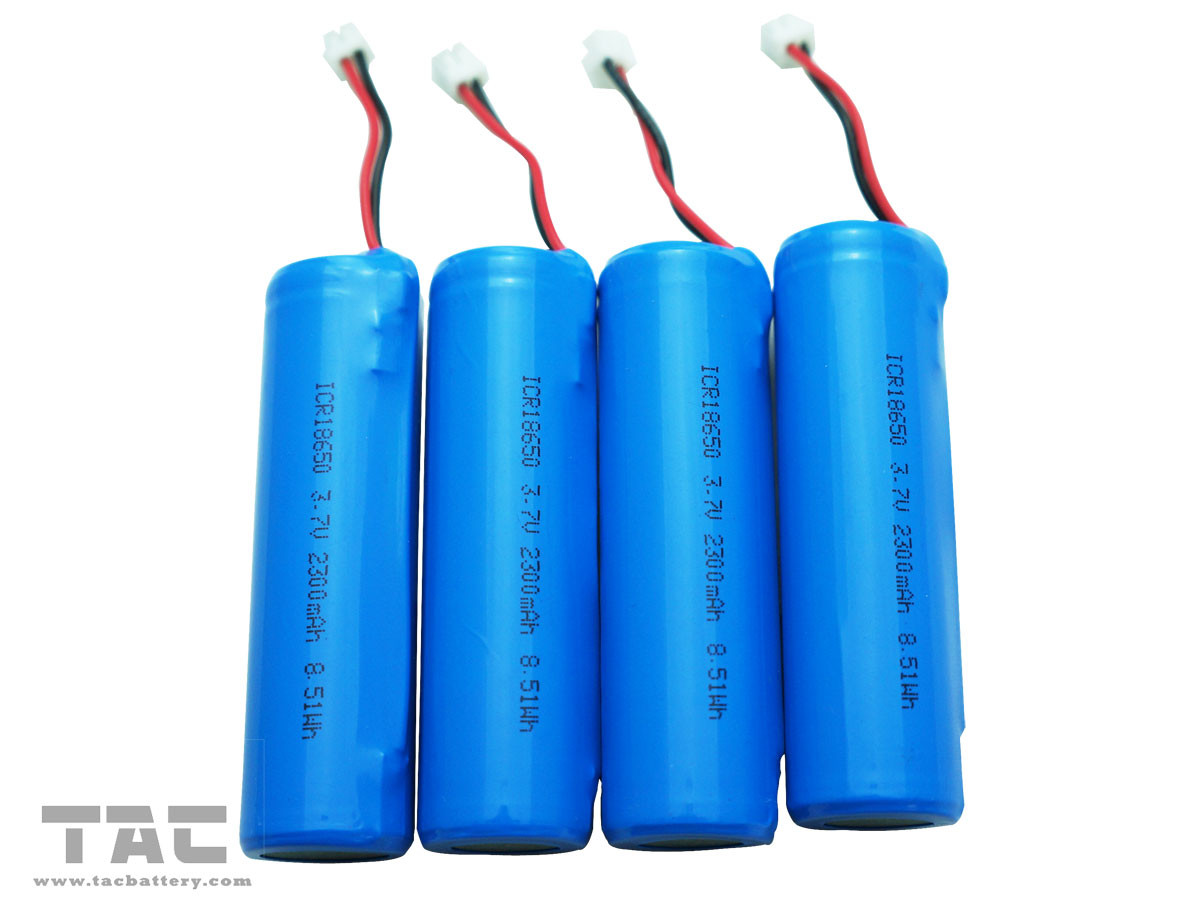 batterie cilindriche dello ione del litio 3.7v 18650 batterie 2400mAh