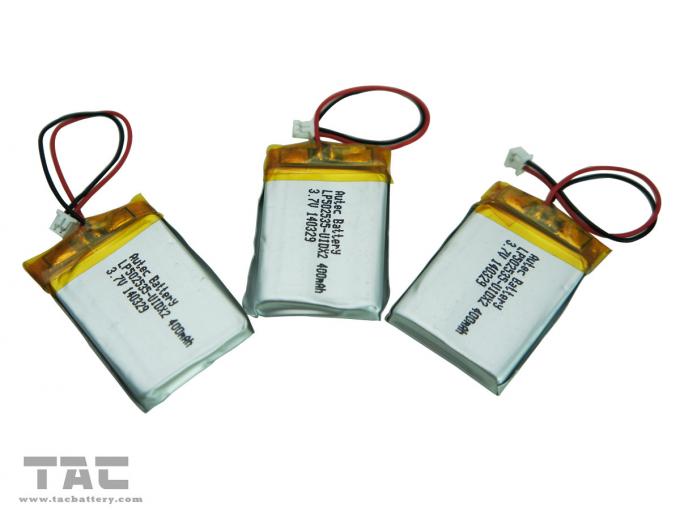 Litio Ion Batteries del polimero di capacità elevata LP052030 3.7V 260mAh per il trasmettitore