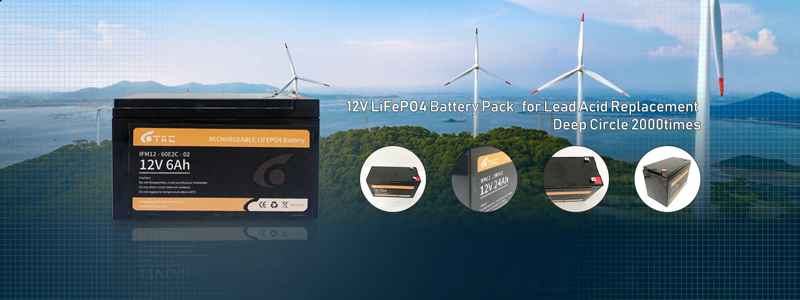 3.2V LiFePO4 batteria