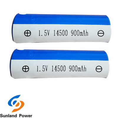 PORTATA Li Ion Battery cilindrico ICR14500 1.5V 900MAH del ODM
