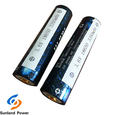 OEM Li Ion Battery cilindrico ICR18650 3.6V 3350mah con il terminale di USB