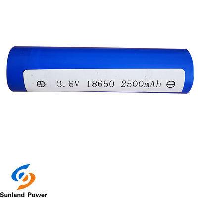 Litio Ion Cylindrical Battery ICR18650 3.6V 2500mah della ricarica con il terminale di USB