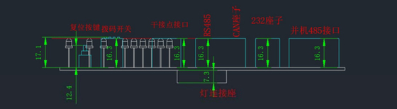 Componente elettronico della batteria di TAC-BMS-16S100A-20A16s per 18650 umidità di stoccaggio del pacchetto -20-75℃ della batteria