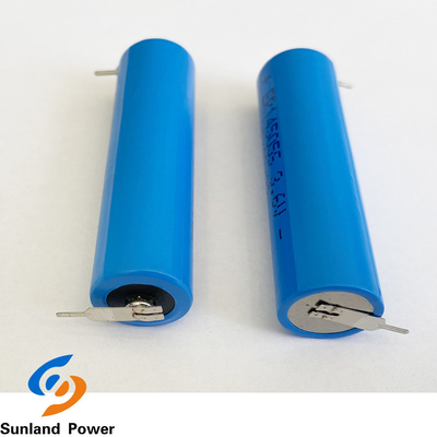 LiSOCl2 batteria ad alta temperatura blu della batteria ER14505S 3.6V 1.8AH