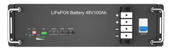 Pacchetto profondo Smart incorporato BMS Backup della batteria del ciclo di LiFePO4 51.2V 100Ah 5kWh