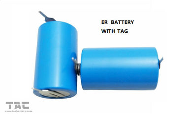 Batteria al litio LI-SOCL2 del sistema di allarme di ER34615 19Ah 3.6v