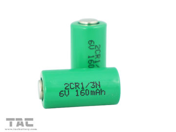 batteria cilindrica di Li-mn del litio di 6V 2CR-1/3N 160mAh per GPS che segue l'orologio marcatempo di Teal
