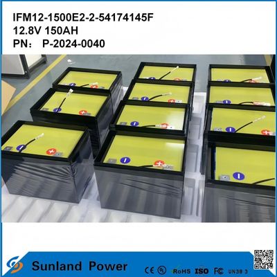 12V LiFePO4 batteria Pack durata 3-5 anni con materiale di alloggiamento in plastica ABS e tensione nominale 12,8V