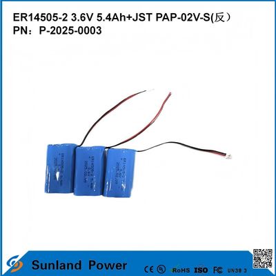 3.6V 5.4AH ER14505-2 Batteria primaria Alta e stabile tensione di funzionamento