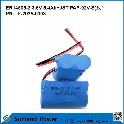 3.6V 5.4AH ER14505-2 Batteria primaria Alta e stabile tensione di funzionamento