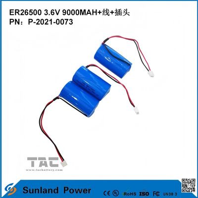 3.6V 9AH ER26500 Batteria primaria Alta e stabile tensione di funzionamento