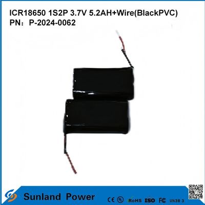 ICR18650-1S2P Batteria ad alta densità energetica per la sicurezza in vari campi Strumenti elettrici Elettronica di consumo Veicoli elettrici