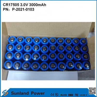 CR17505 3.0V 3000mAh Per strumenti intelligenti attrezzature mediche Trasporti e logistica mobili intelligenti alta capacità prestazioni di scarica stabile tensione di uscita lunga durata di vita