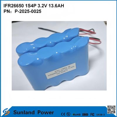 La fabbrica produce batterie IFR26650 1S4P 3.2V 13.6Ah adatte per la casa e il commercio di stoccaggio di energia mobile, strumenti di alta potenza, trivelli, seghe e macchine da triturazione per angoli, portatili medicali