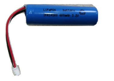 14505 pacchetto della batteria di aa 600mah 3.2V Lifepo4 con il PWB per luce istantanea