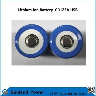 Batteria agli ioni di litio CR123A USB applicabile alla produzione di batterie agli ioni di litio ricaricabili USB.