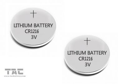 Batteria primaria CR1216A 3.0V/25mA delle cellule della moneta del litio dell'alta energia per l'orologio