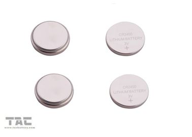 Cellula primaria della moneta del litio di Li-mn di CR2450 3.0V 600mA butirrosa per la scheda di memoria dell'orologio