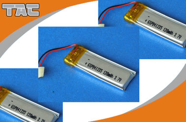 Accumulatore litio-ione del polimero di GSP041235 3.7V 120mAh per lo smart card di PDA MP3 MP4