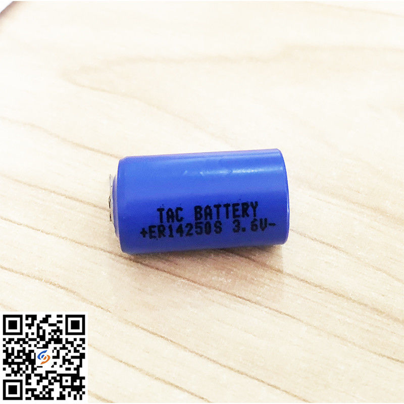150°C Alta temperatura ER14250S 3.6V 900mAh Batteria primaria con scheda per registratori di temperatura