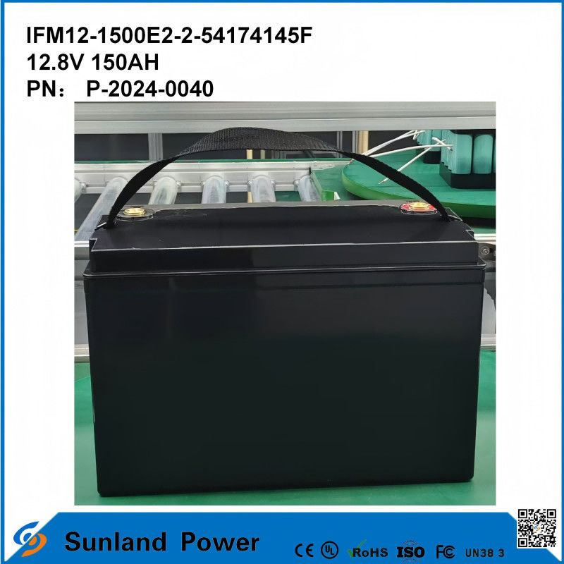 12V LiFePO4 batteria Pack durata 3-5 anni con materiale di alloggiamento in plastica ABS e tensione nominale 12,8V