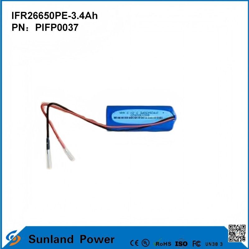 IFR26650PE-3.4Ah 3.2V LiFePO4 Batteria per luce solare