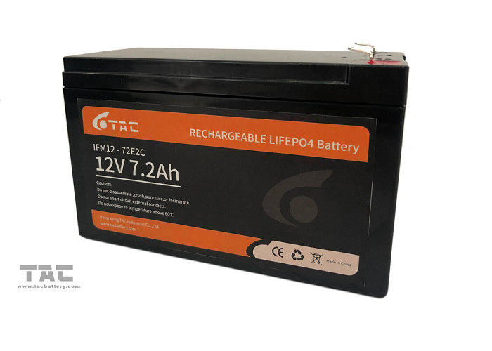pacchetto della batteria di 7.2Ah 12V LifePO4 per la sostituzione acida al piombo leggera di sostegno e solare