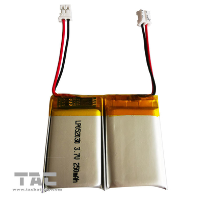 Batteria di Lipo del litio del polimero di LP052030 3.7V 250mAh ricaricabile per Bluetooth