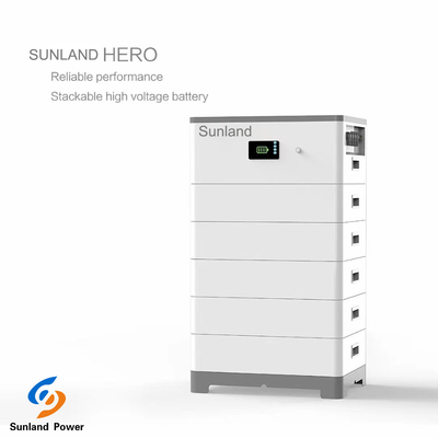 sistema di memorizzazione a energia solare di 153.6V 409.6V 7.68KWH 20.48KWH per la casa