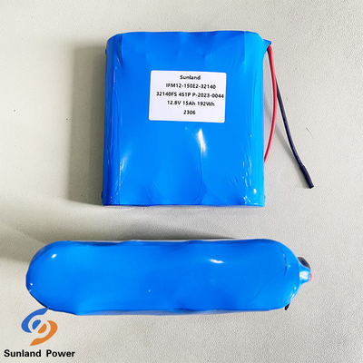 Lungo ciclo di vita 15AH 12V LiFePO4 batteria 32140 4S1P per prodotto a prova di esplosione