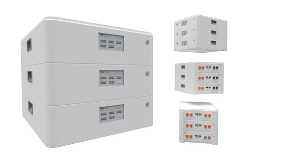 Batteria al litio ricaricabile stackabile resistente 51.2V 50Ah per la casa