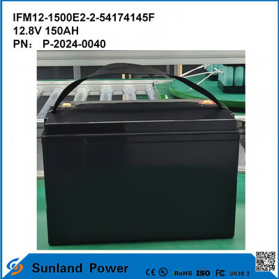 12V LiFePO4 batteria Pack durata 3-5 anni con materiale di alloggiamento in plastica ABS e tensione nominale 12,8V