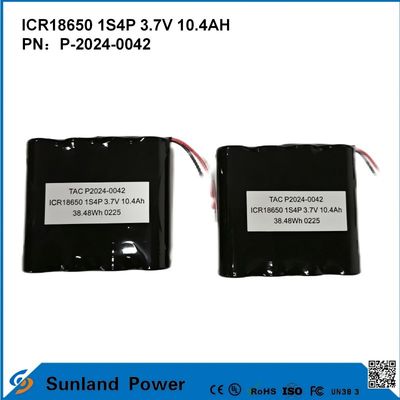 ICR 18650 1S4P Battery For A Versatile, High-Capacity Lithium Battery Solution, soddisfa i requisiti di lunga durata della batteria per più dispositivi, fornisce energia affidabile per dispositivi medici a bassa potenza.
