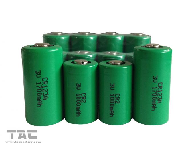 Batteria di Li-mn di capacità elevata 3.0V CR123A 1700mAh
