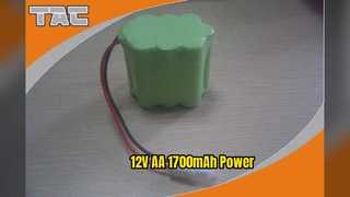 Batterie ricaricabili NiMH 12V AA 1700mAh