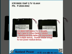 ICR 18650 1S4P Battery For A Versatile, High-Capacity Lithium Battery Solution, soddisfa i requisiti di lunga durata della batteria per più dispositivi, fornisce energia affidabile per dispositivi medici a bassa potenza.