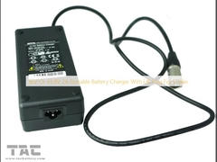 Caricabatterie portatile da 36V o 43,8V 2A con presa per biciclette elettriche